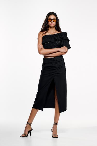 Camisa negra de Camisas para Mujer de Zara | FASHIOLA.mx