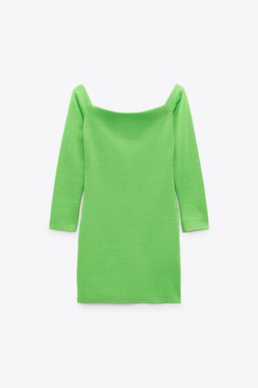 Image 0 of OFF-THE-SHOULDER DRESS from Zara