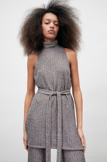 zara layered dress