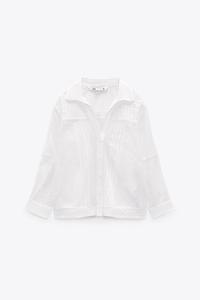 zara black button up shirt