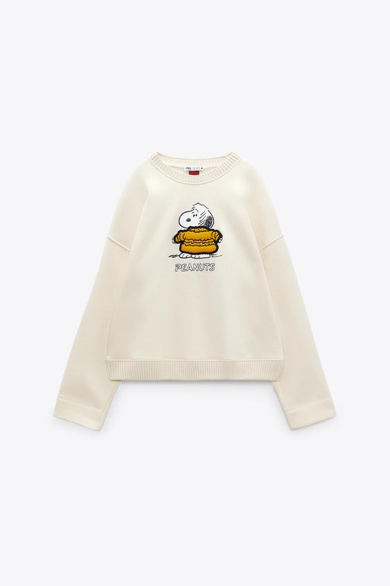 snoopy jumper zara