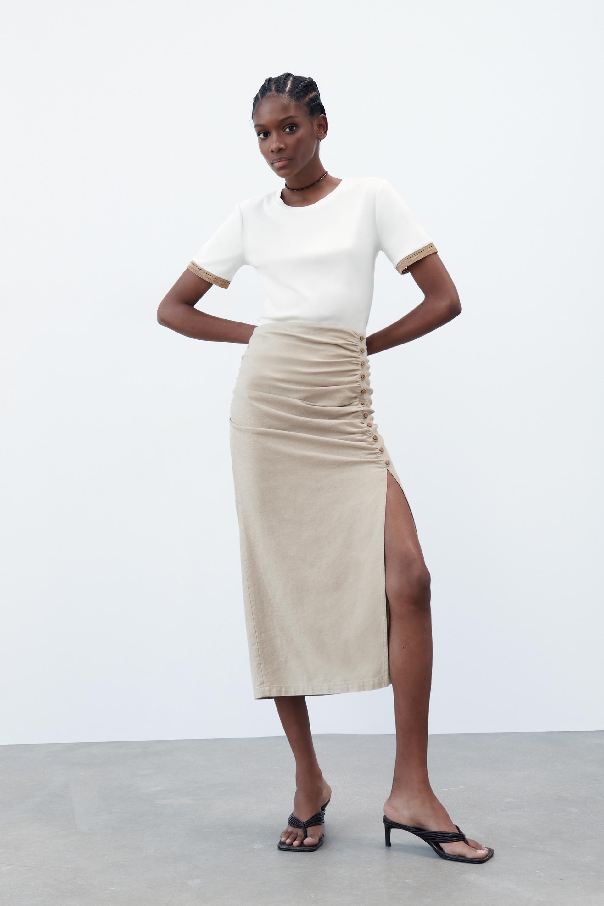 CAMISETA COMBINADA - Blanco | ZARA España