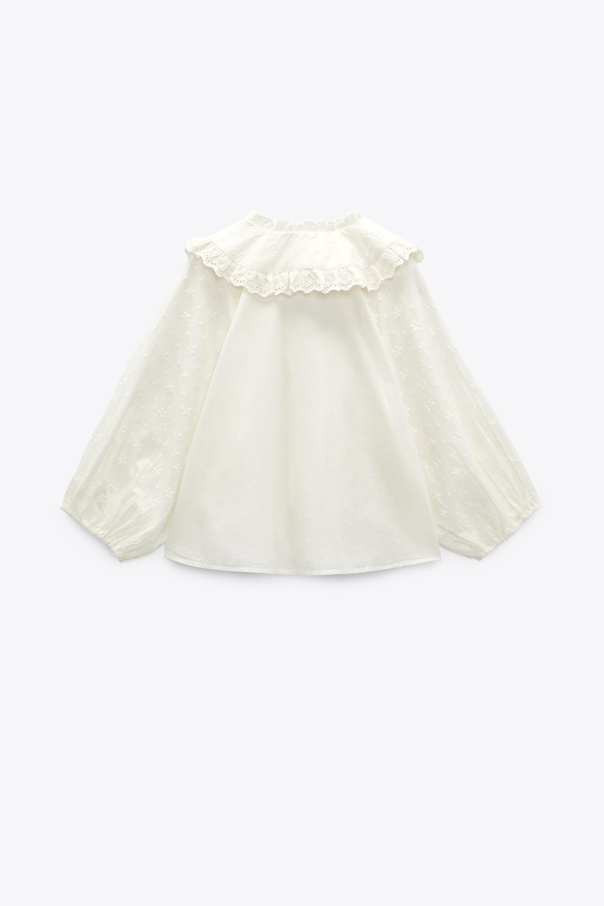 CAMISA CROPPED LINO - Blanco | ZARA España