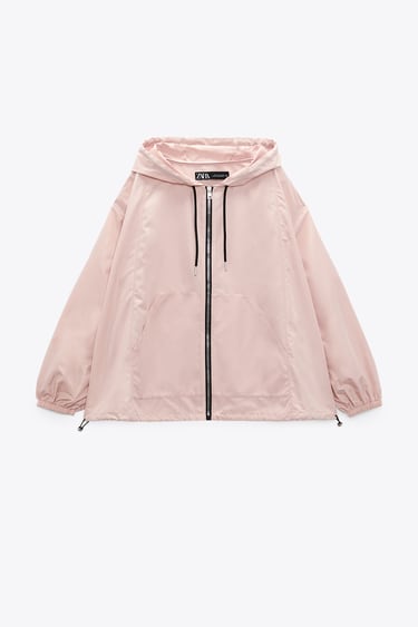 HOODED RAINCOAT WITH BAG