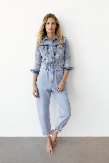 BAGGY JEANS Z1975 MET PAPERBAGTAILLE