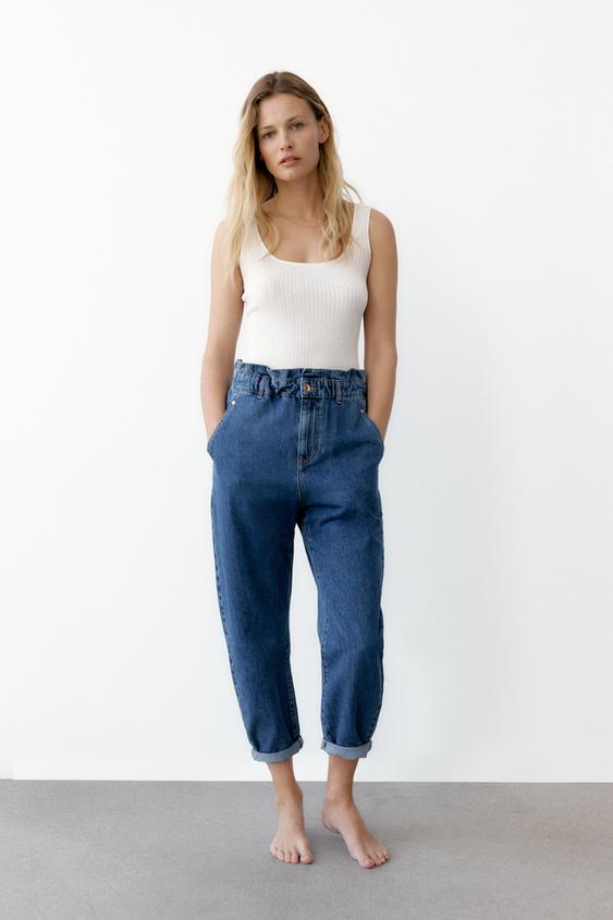 Z1975 baggy paperbag jeans Clearance