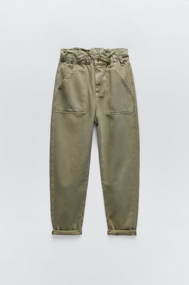 BAGGY JEANS Z1975 MET PAPERBAGTAILLE