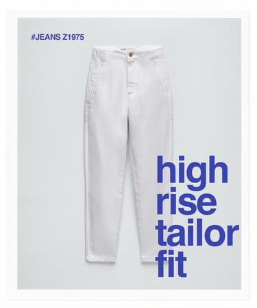 Z1975 HIGH-RISE TAILORED-FIT JEANS