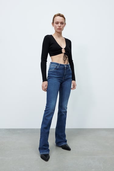 Z1975 HIGH RISE FLARED JEANS