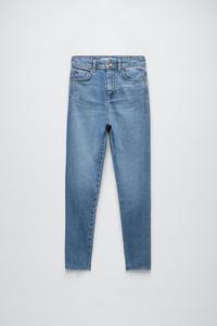 Z1975 HIGH-WAIST SKINNY JEANS - Blue | ZARA Australia