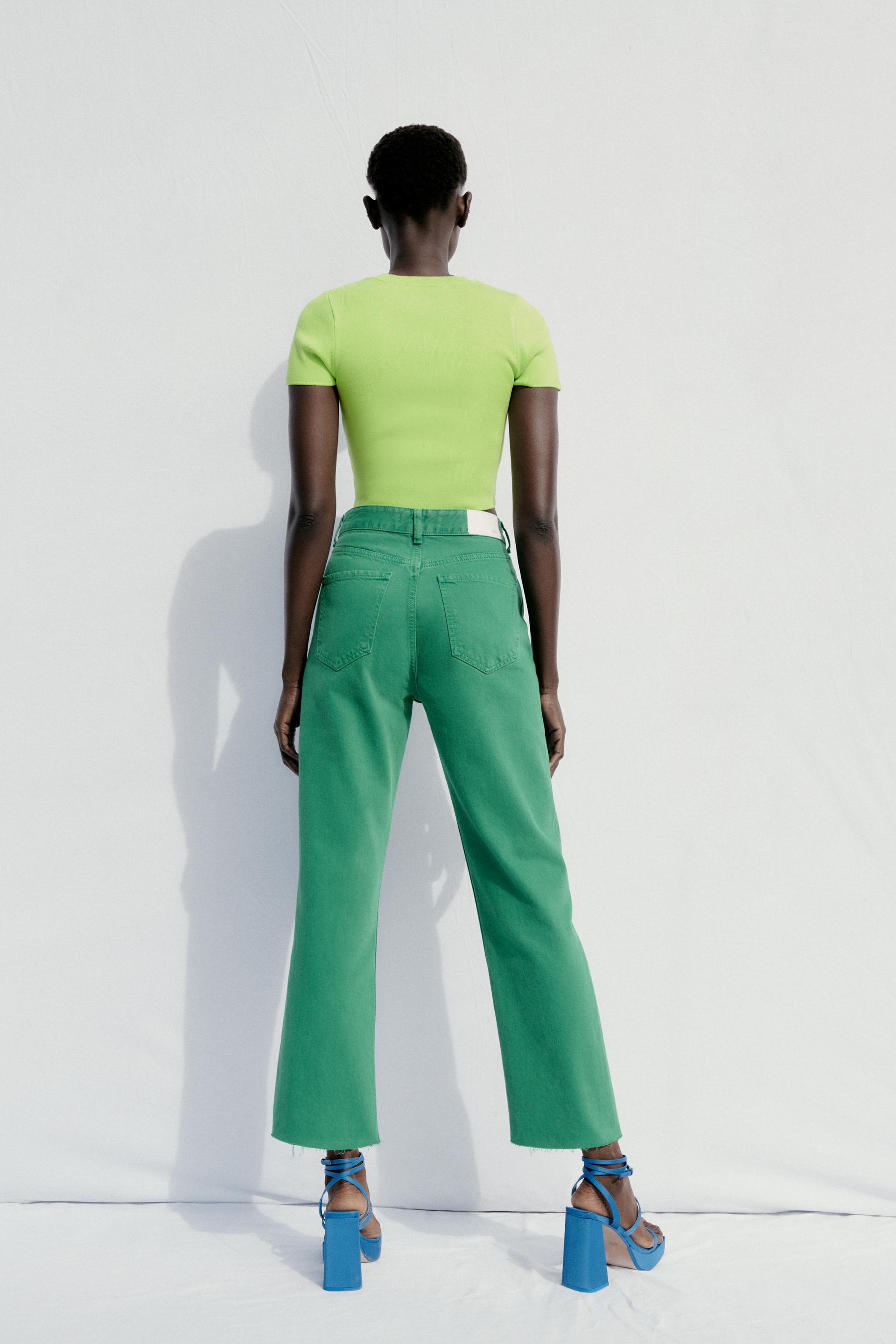 Z1975 STRAIGHT CROPPED JEANS - washed 