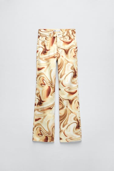 PRINTED Z1975 MID-RISE STRAIGHT JEANS