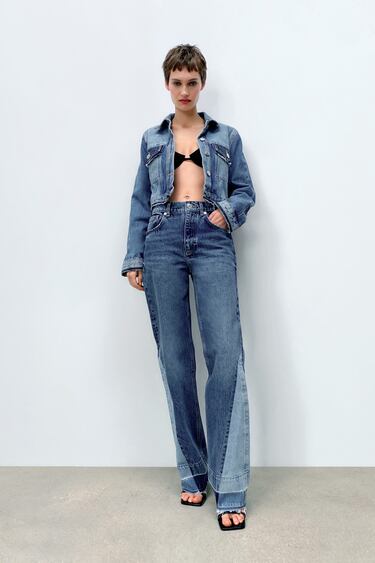 JEANS WIDE LEG PATCHWORK COLLECTION