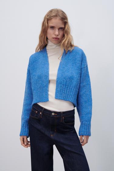 cardigan feminino preto zara