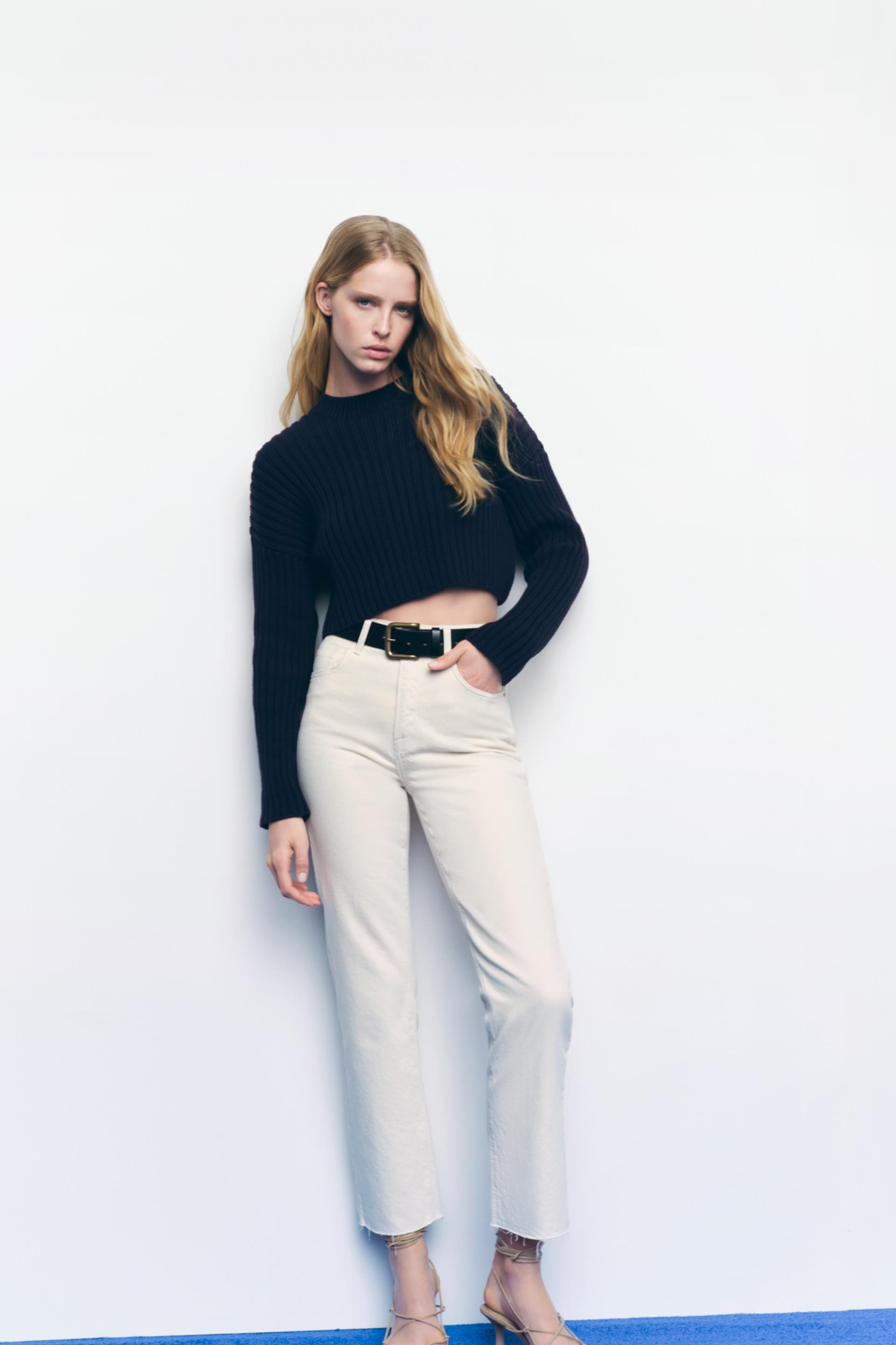 pullover cropped zara