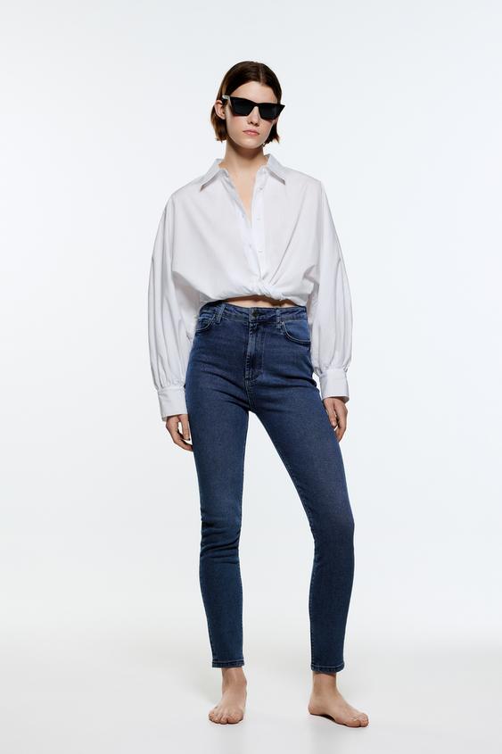ZW THE '80S SKINNY JEANS - Blue | ZARA 