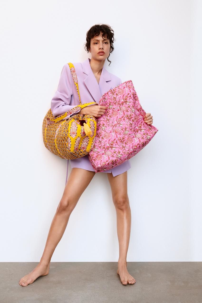 Zara pink quilted bag Clearance