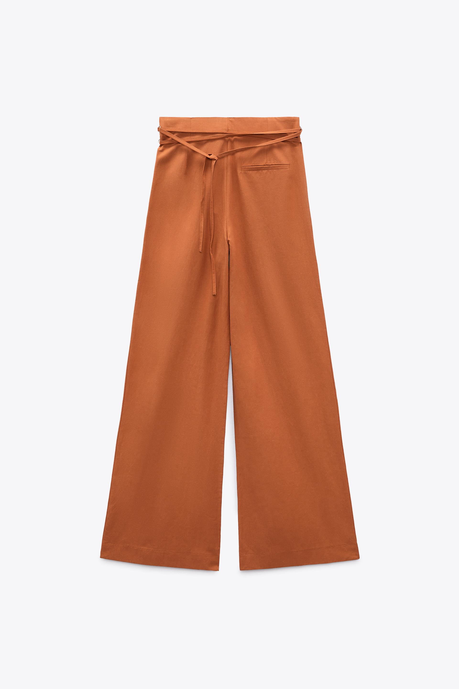 Pantalones Lino de Mujer | Nueva Colección Online | ZARA España