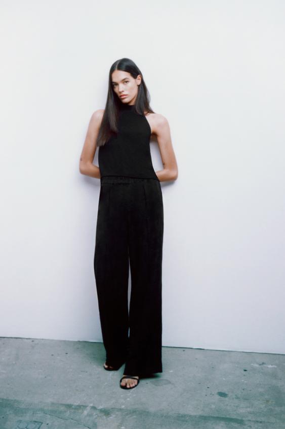 Vintage de Anchos y de harem para Mujer de Zara | FASHIOLA.mx