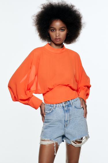 mesh top zara