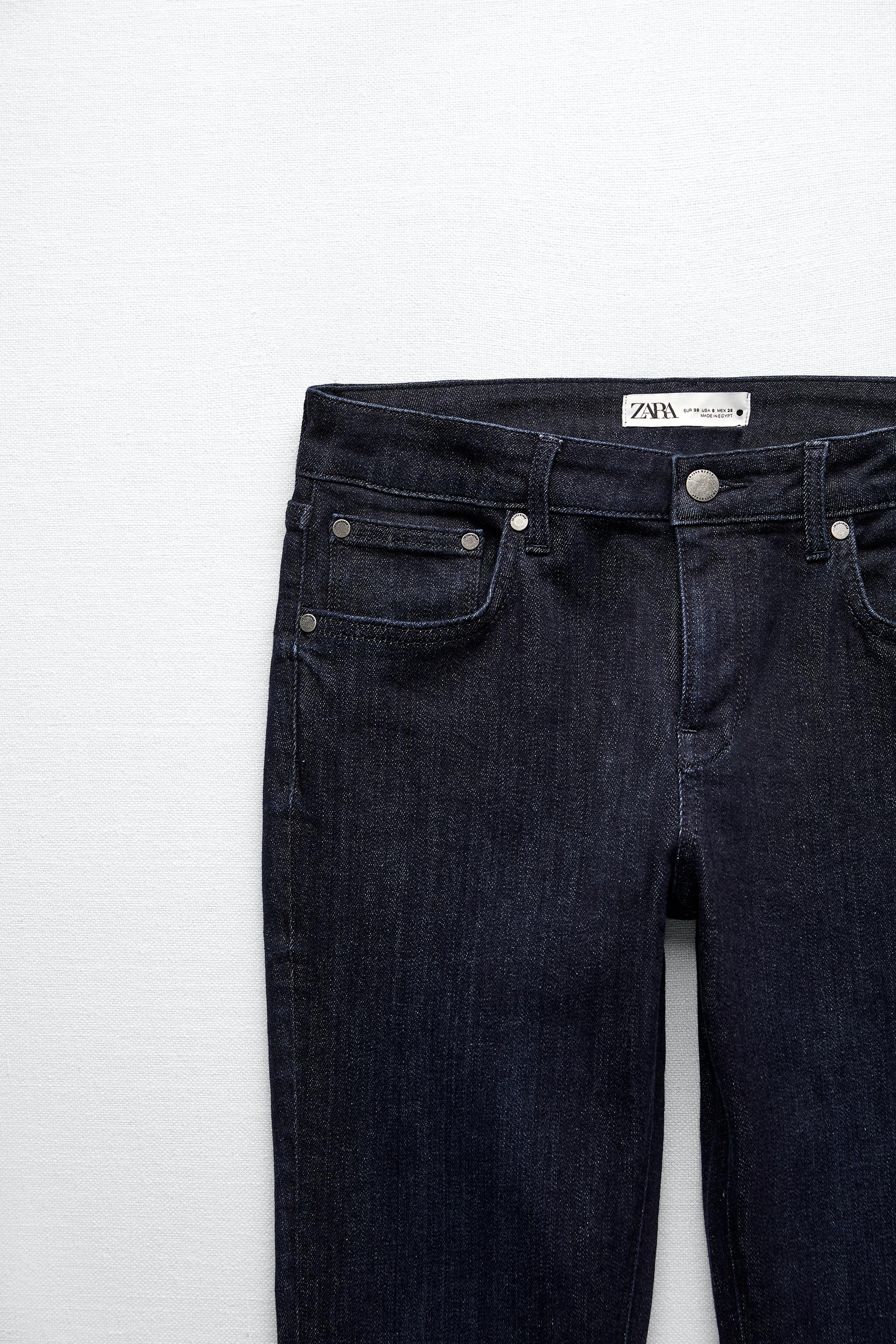ZW THE MID WAIST SKINNY JEANS - Blue | ZARA United States