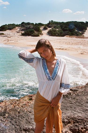 blouse boheme zara