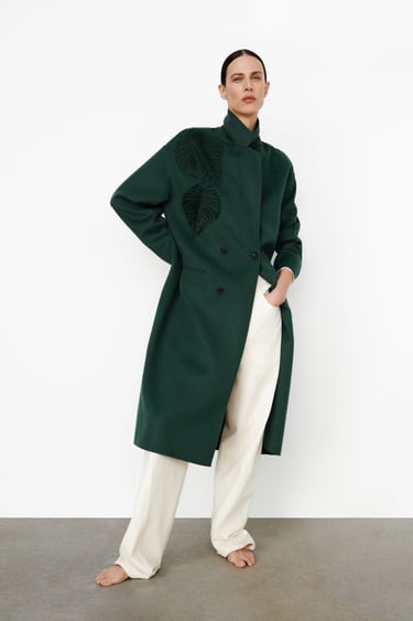 EMBROIDERED OVERSIZE COAT