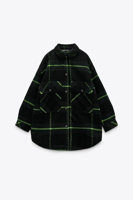 zara plaid jacket