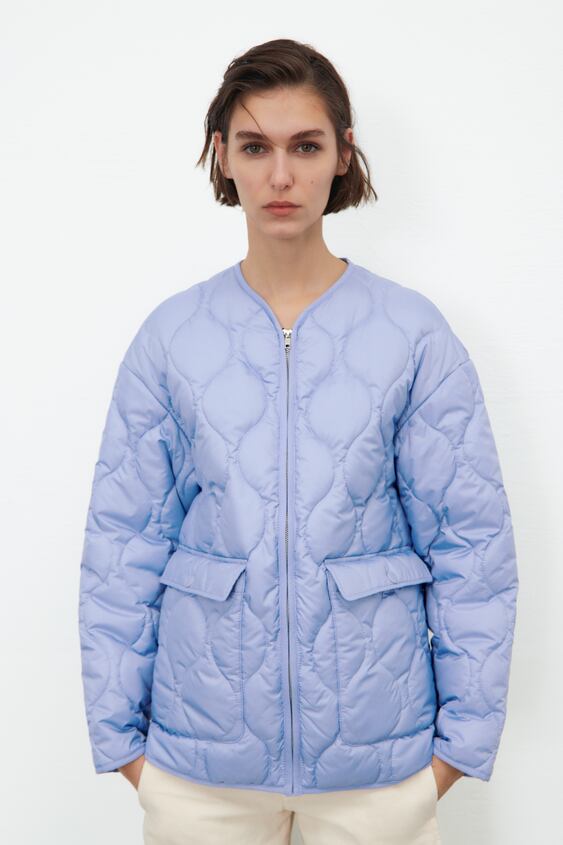 Zara Oversized Blue Jacket Size M