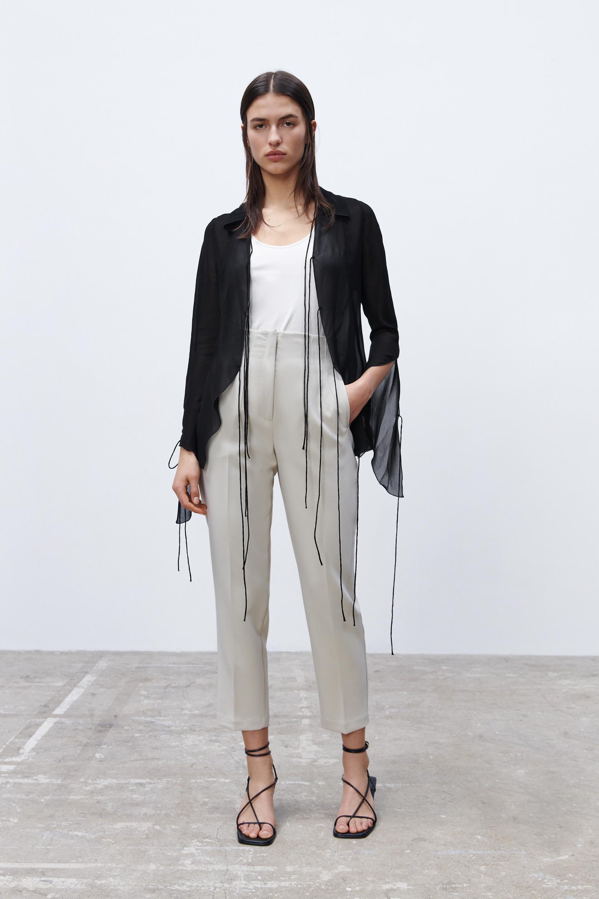 Pantalones Negros de Mujer | ZARA España