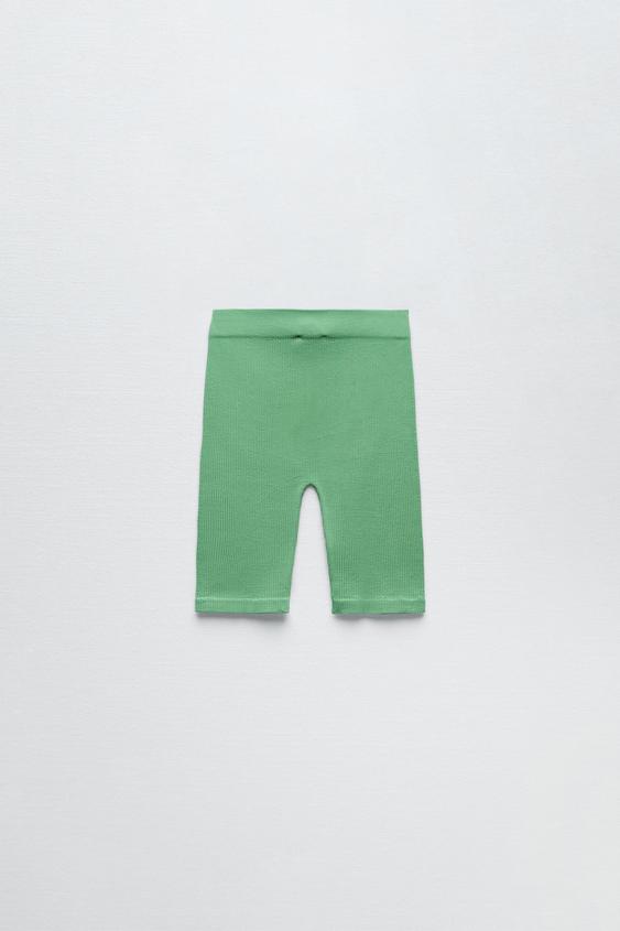 zara biker shorts