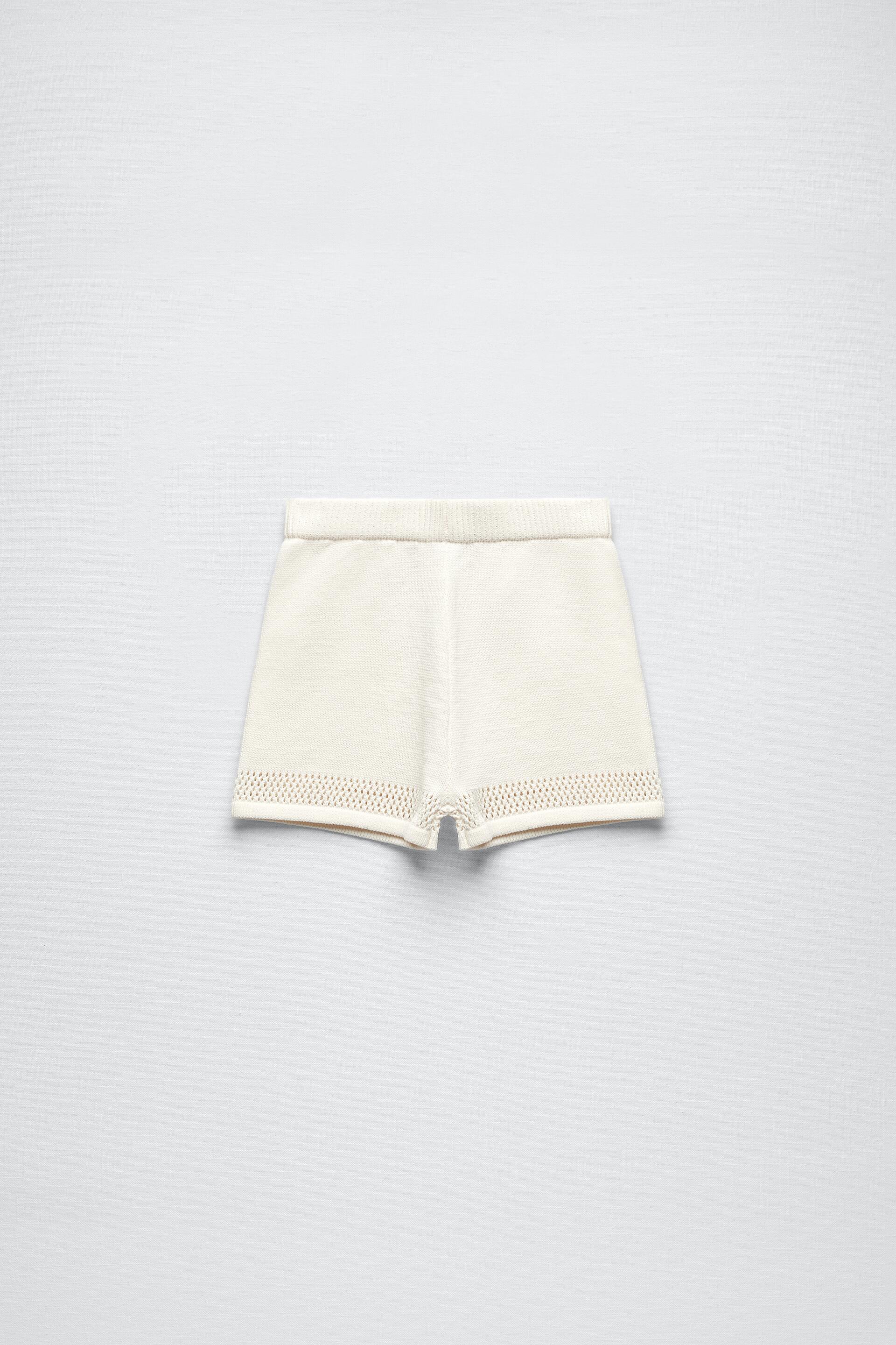 CHENILLE SHORTS - Ecru | ZARA United 