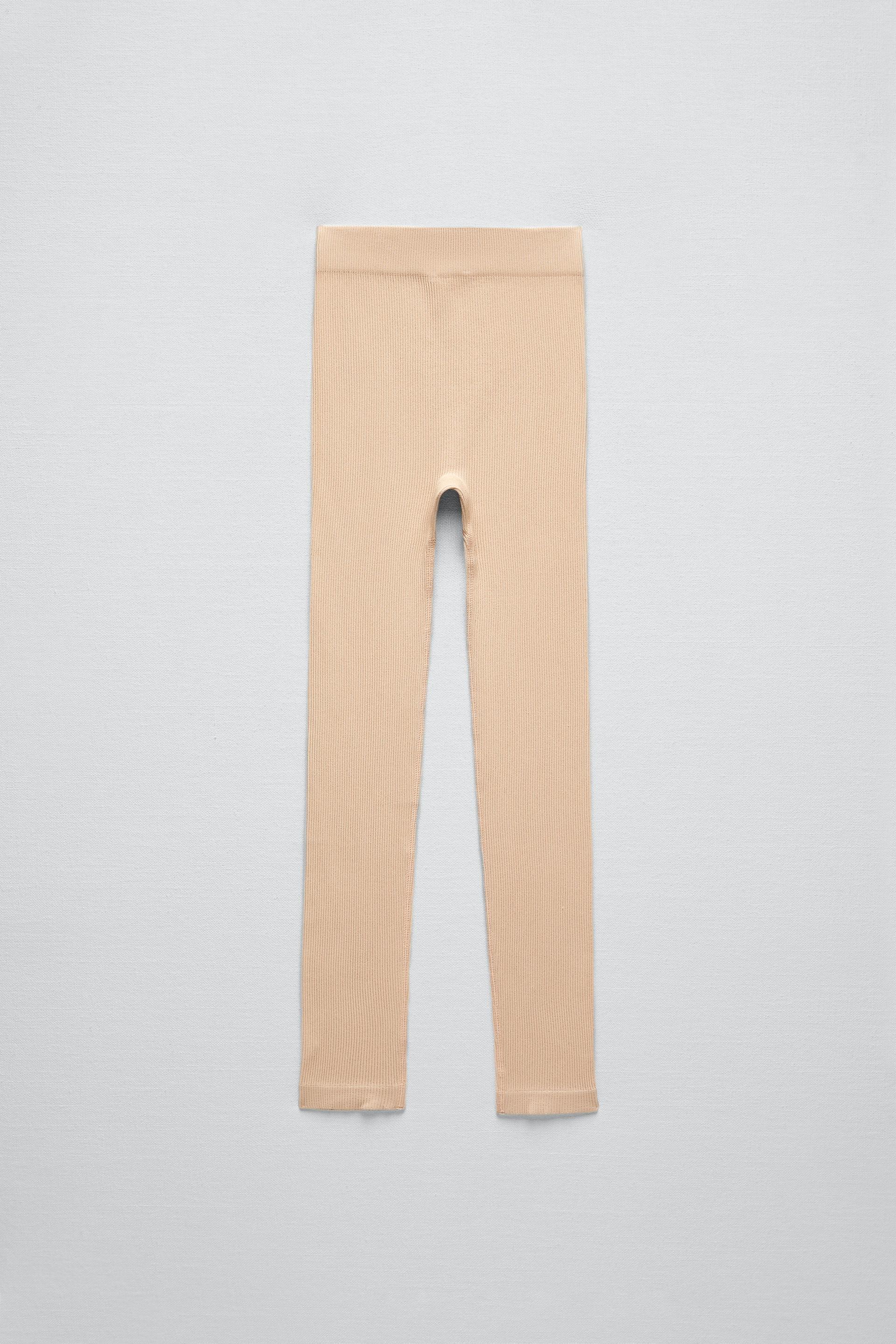SEAMLESS LEGGINGS - Beige-pink | ZARA 