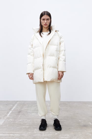 Women S Hooded Jackets Explore Our, Zara Womens Fur Hooded Coat