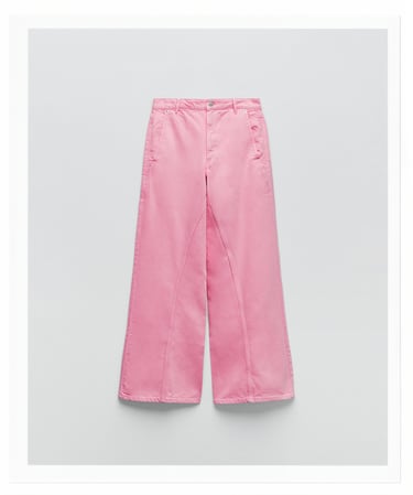 Image 0 of SUPER WIDE-LEG JEANS from Zara