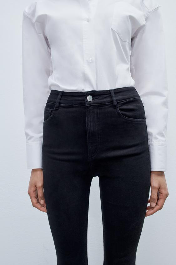 JEANS HIGH RISE SCULPT - Negro | ZARA España