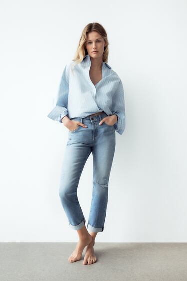 Z1975 RELAXED FIT RIPPED JEANS