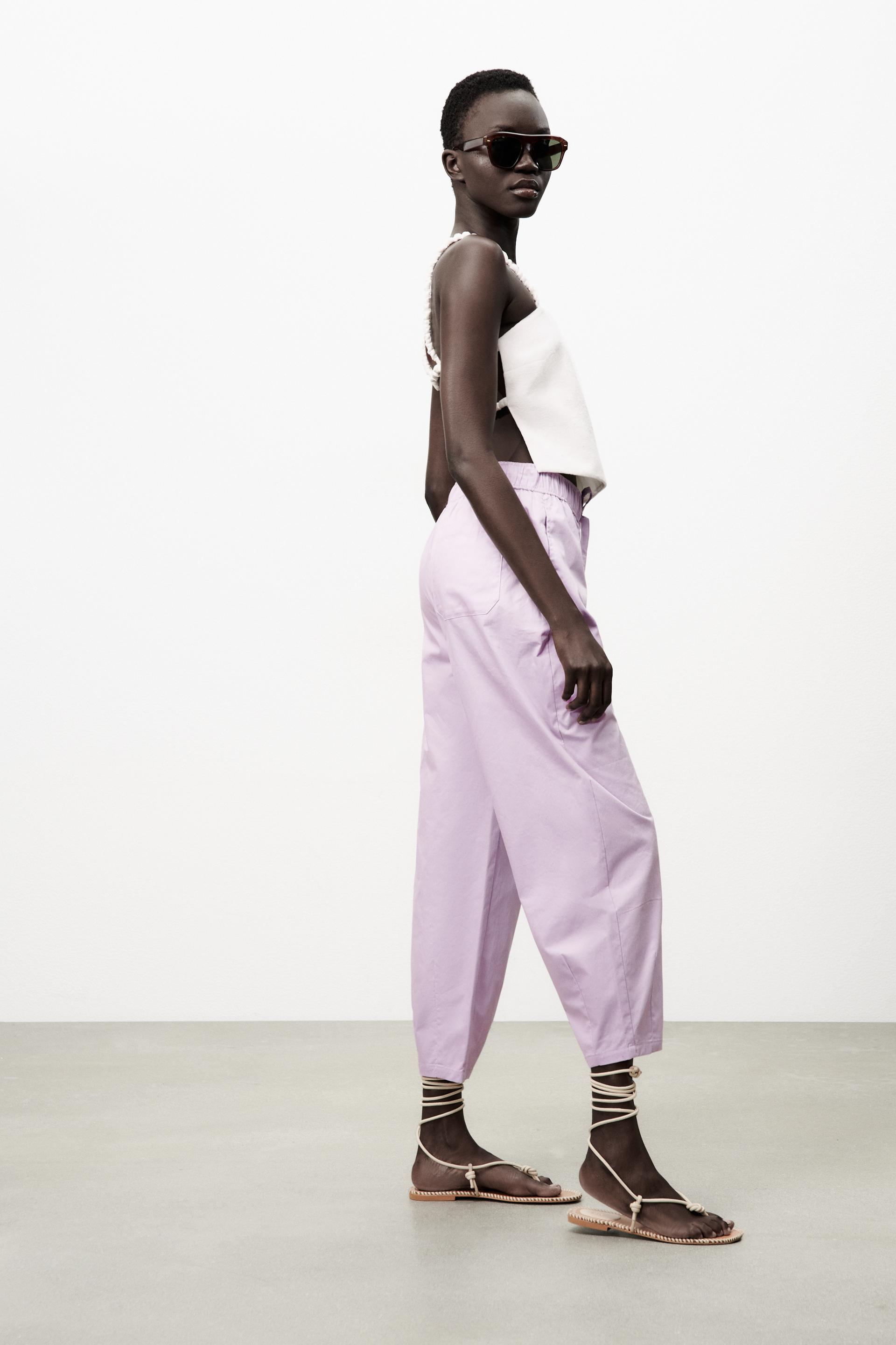 PANTALONI JOGGER IN POPELINE - Kaki | ZARA Italia / Italy