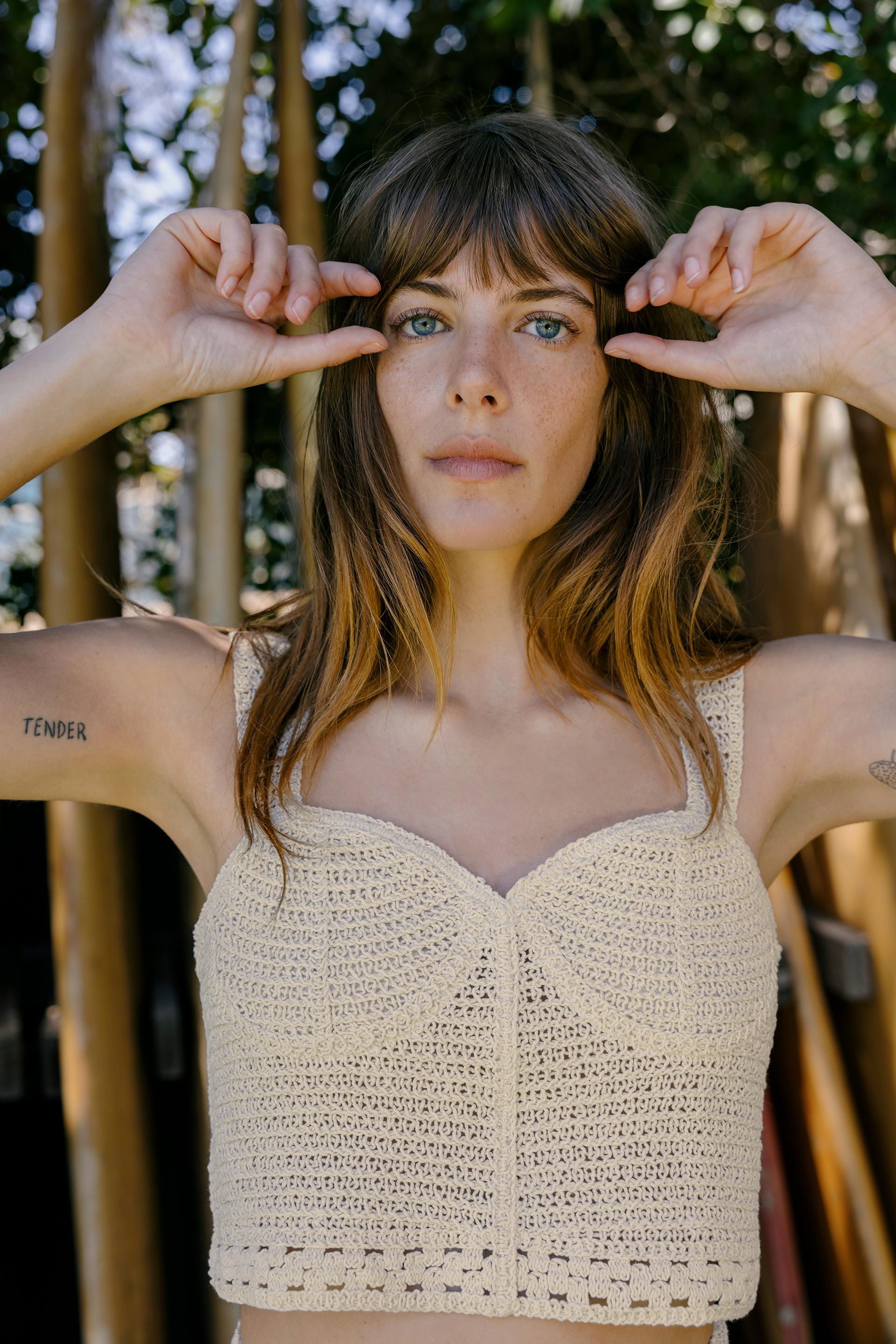 CROCHET TOP - Ecru | ZARA Spain