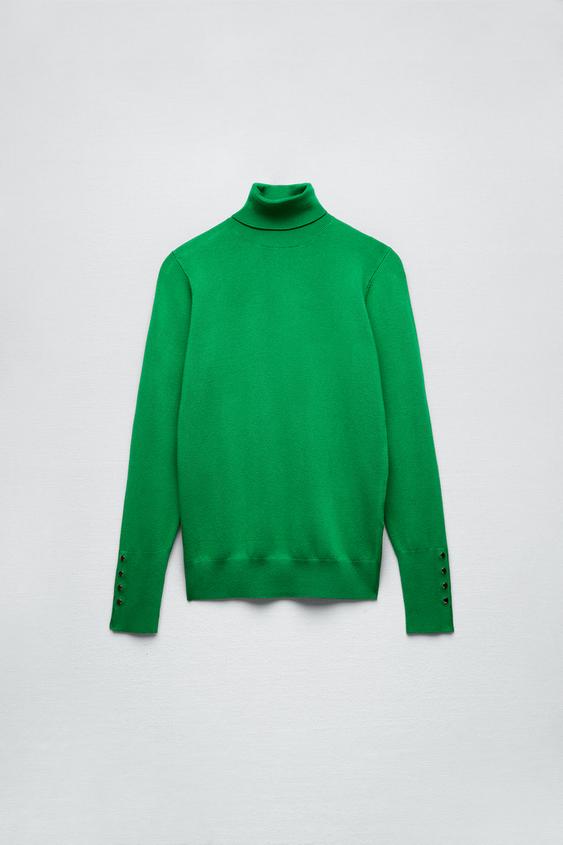 Εικόνα 5 του ΠΛΕΚΤΗ ΜΠΛΟΥΖΑ ΜΕ ΟΡΘΙΟ ΓΙΑΚΑ από Zara