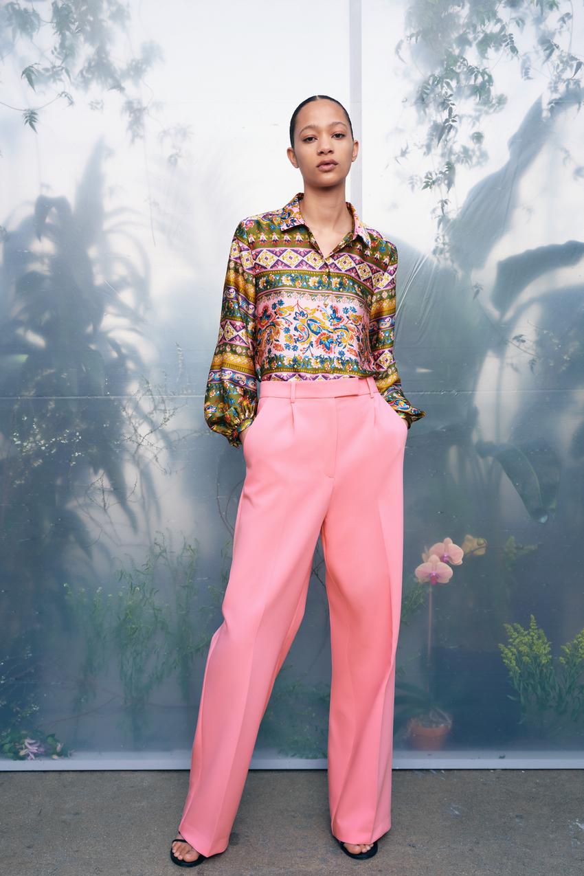 Zara multicoloured blouse Clearance