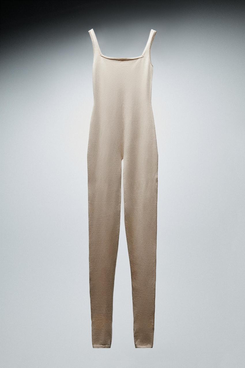 Zara knit jumpsuit Clearance