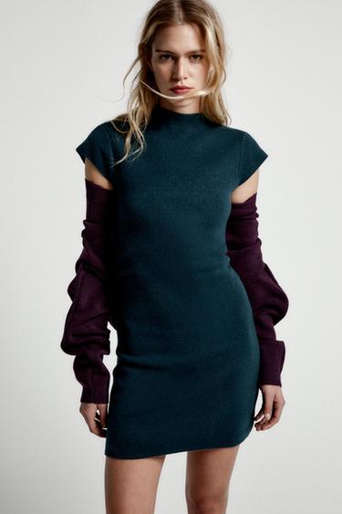 بيرث بلاكبورو تطريز خجول maxi sweater 