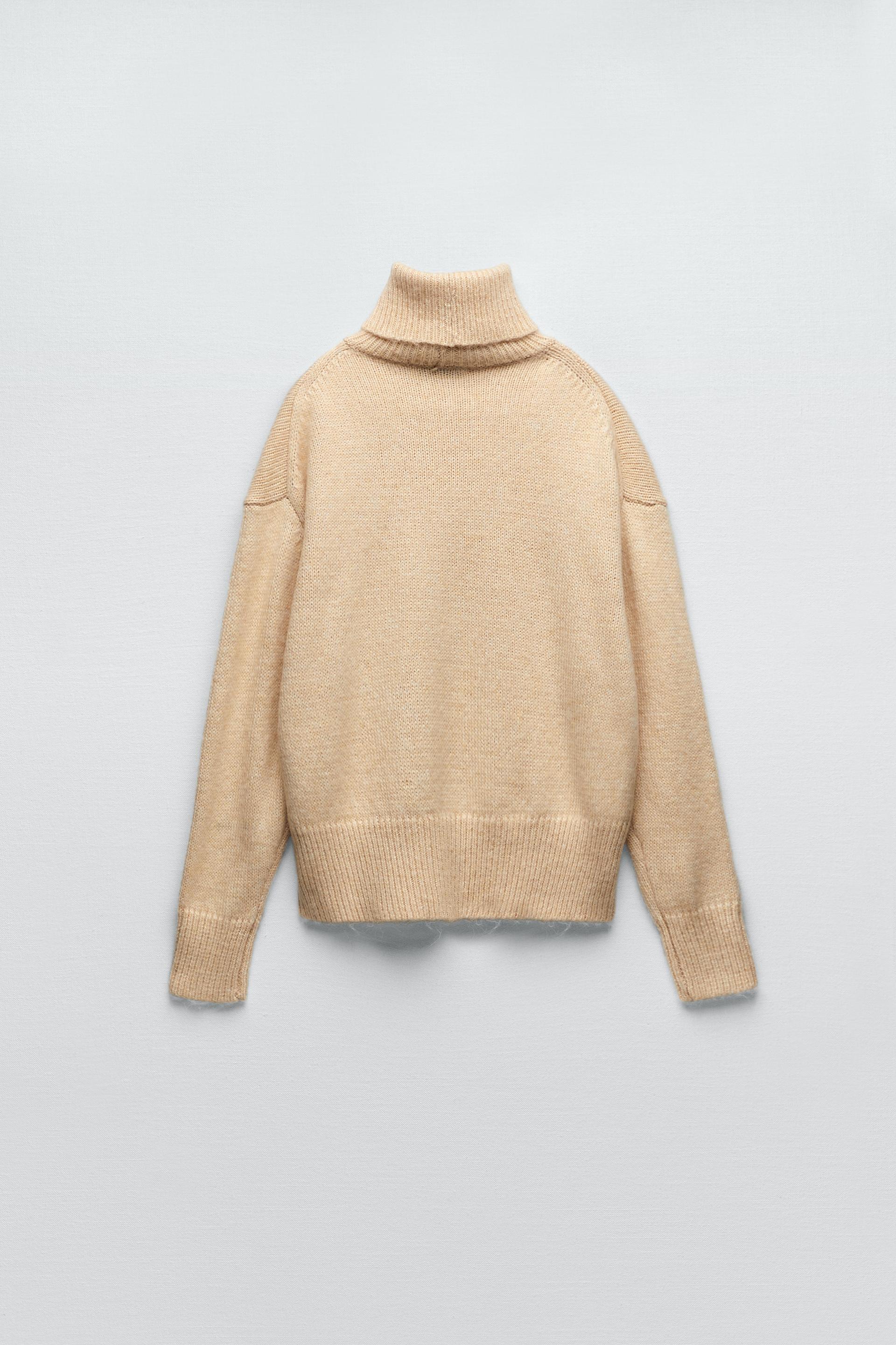 JERSEY PUNTO CUELLO SUBIDO - Azul claro | ZARA España