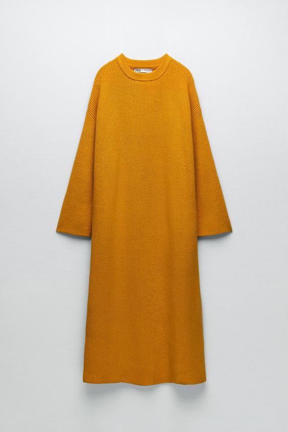 Εικόνα 4 του ΠΛΕΚΤΟ ΦΟΡΕΜΑ ΜΕ ΠΕΣΜΕΝΟ ΩΜΟ από Zara