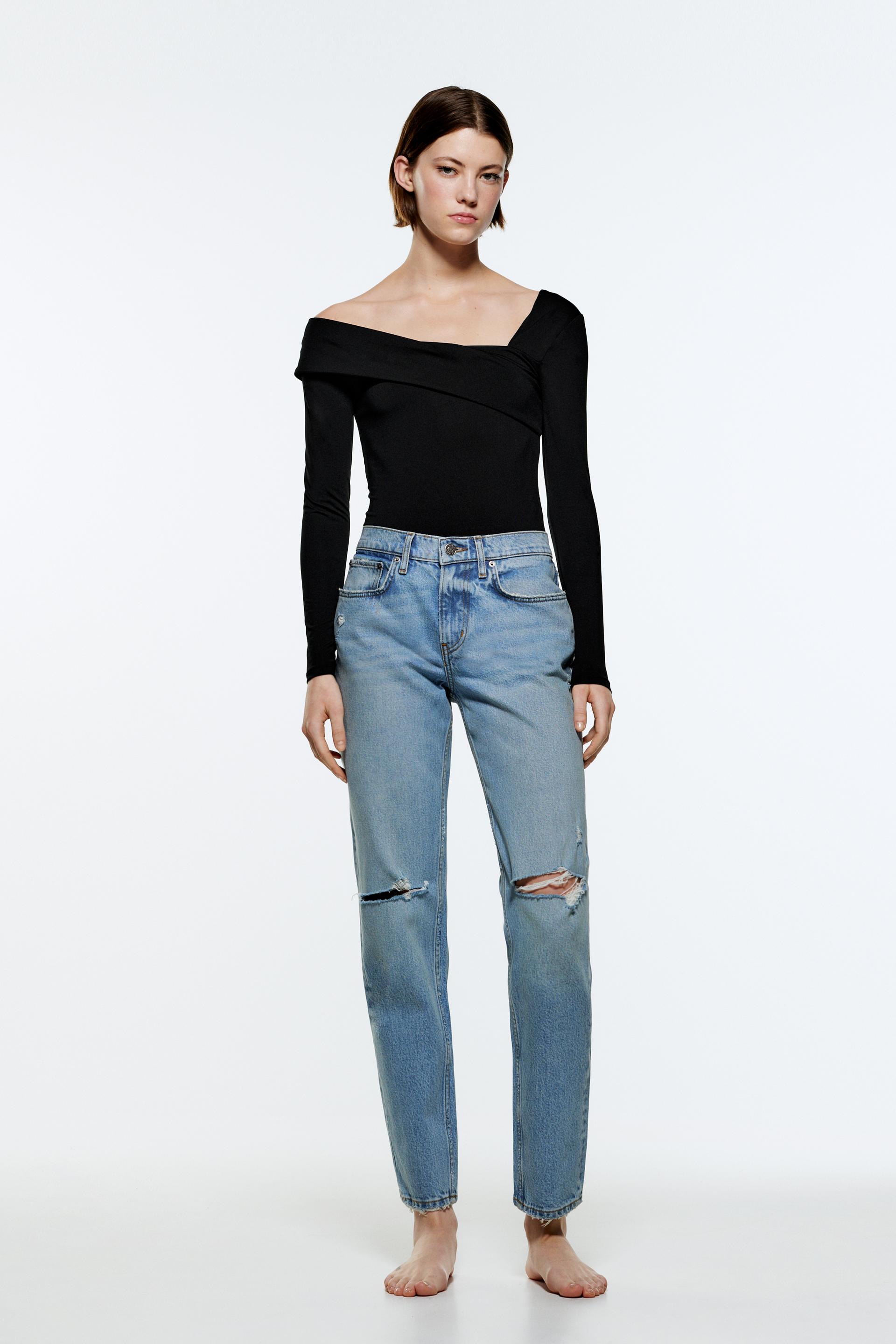 Jeans relaxed zara Clearance