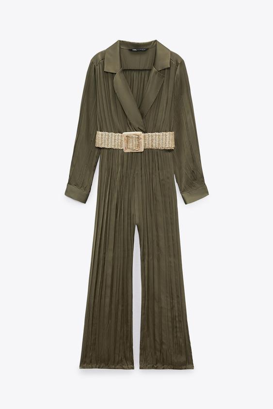 Εικόνα 6 του ΟΛΟΣΩΜΗ ΦΟΡΜΑ ΜΕ ΟΨΗ ΤΣΑΛΑΚΩΜΕΝΟΥ ΚΑΙ ΖΩΝΗ από Zara