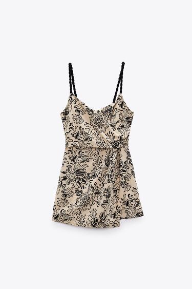 Image 0 of PRINTED RUSTIC PLAYSUIT from Zara