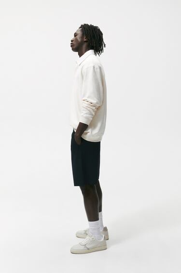 Image 0 of KNITTED BERMUDA SHORTS from Zara