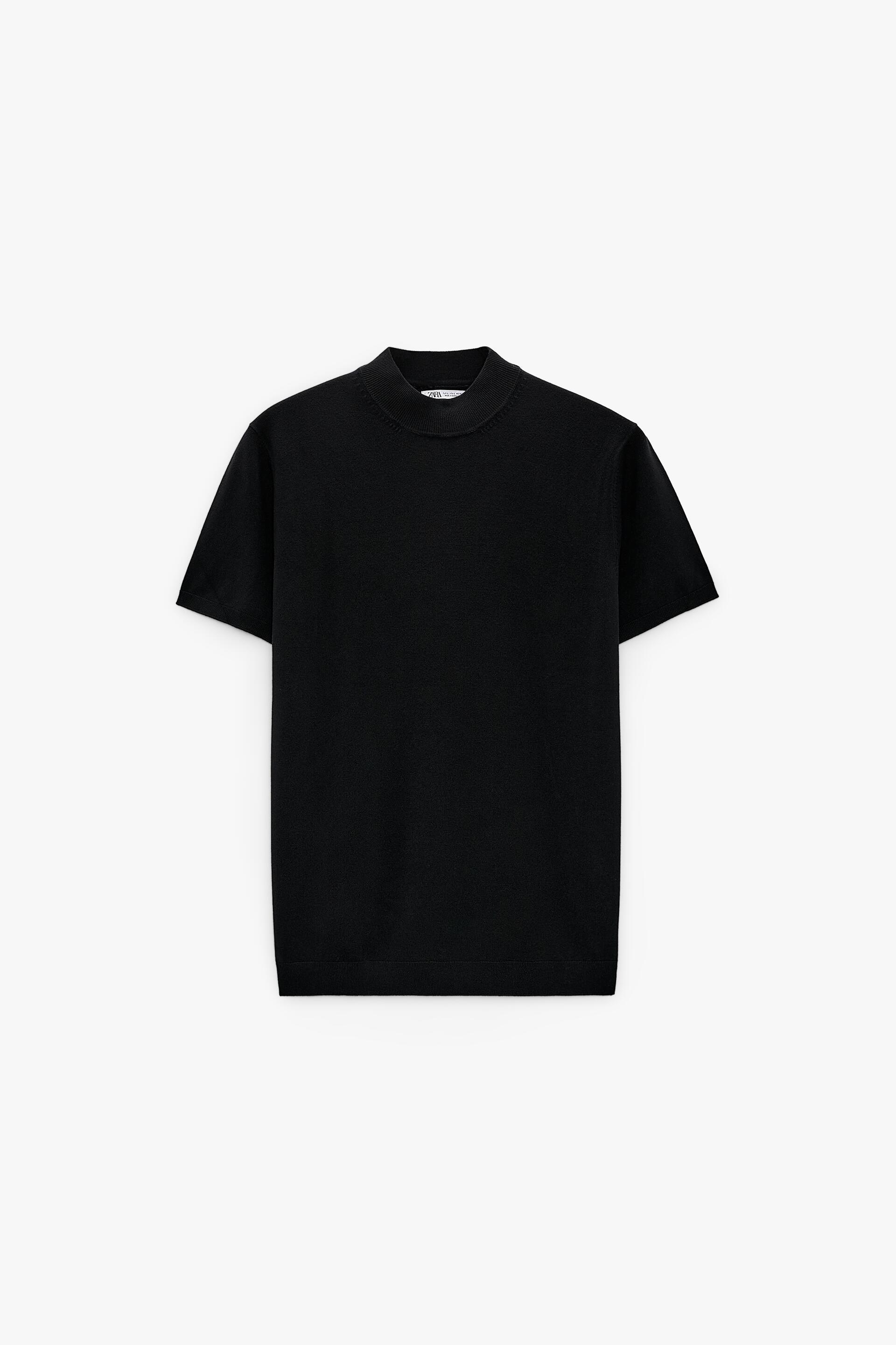 CAMISETA PUNTO PERKINS - Negro | ZARA España